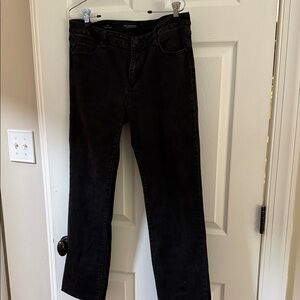 Liverpool Jeans Company Charcoal Black  Straight-Leg Jeans EUC
